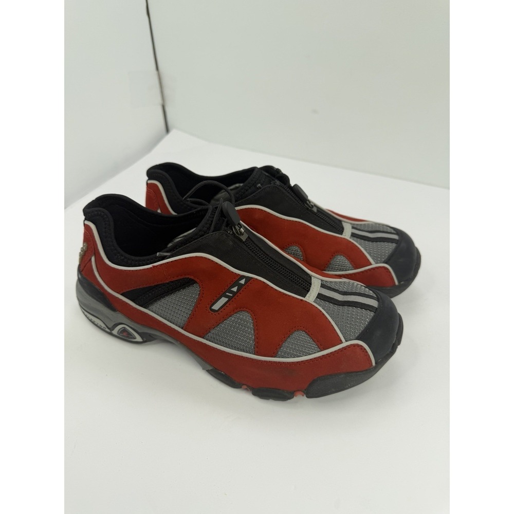 Ecco Women's Receptor Shoes Black & Red Gryphon Us Size 6.5 Zip Front - Picture 5 of 9
